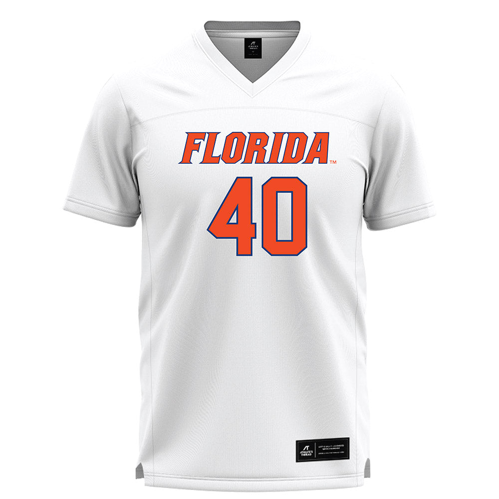 Florida - NCAA Women's Lacrosse : Colleen Ryan - White Lacrosse Jersey -0