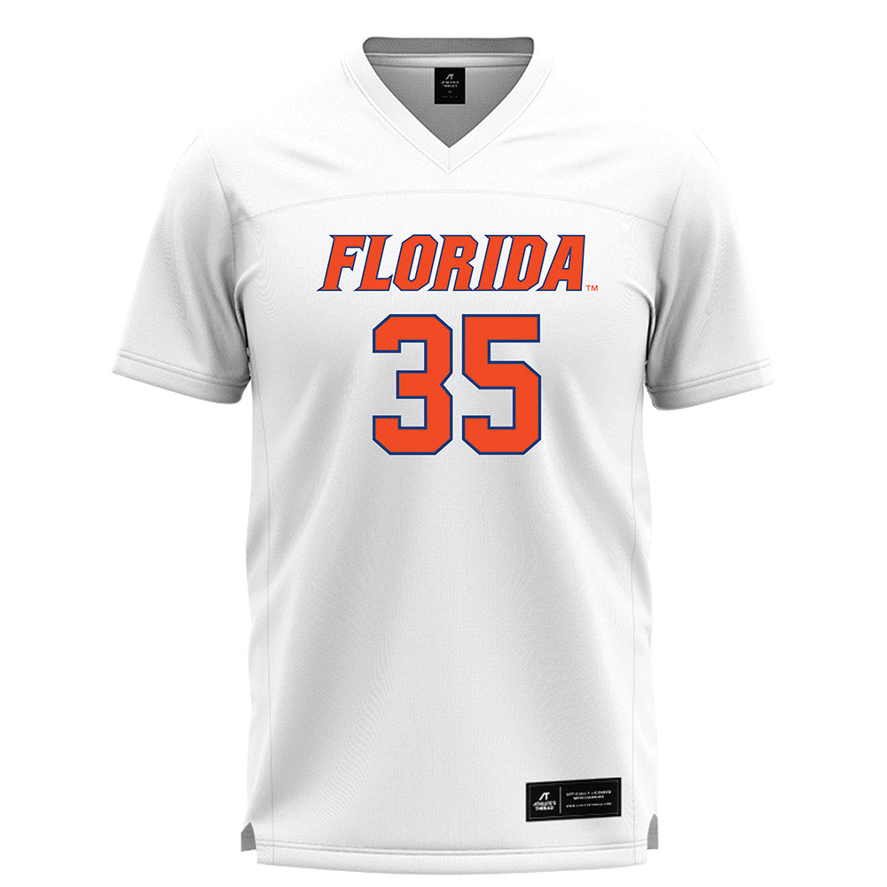 Florida - NCAA Women's Lacrosse : Georgia Hoey - White Lacrosse Jersey -0