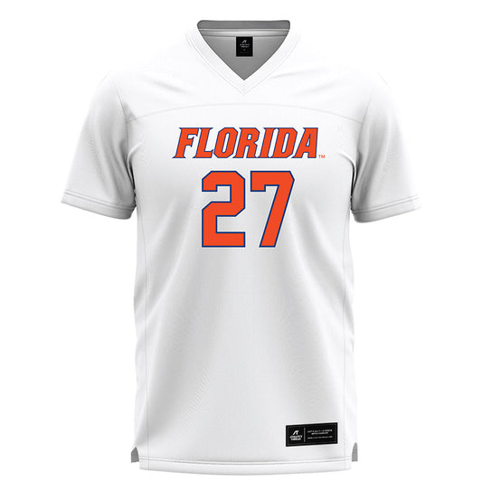 Florida - NCAA Women's Lacrosse : Gianna Monaco - White Lacrosse Jersey -0