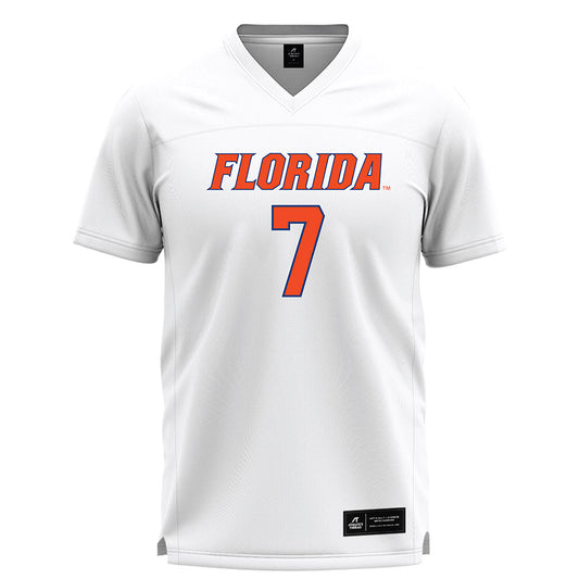 Florida - NCAA Women's Lacrosse : Molly Doran - White Lacrosse Jersey -0