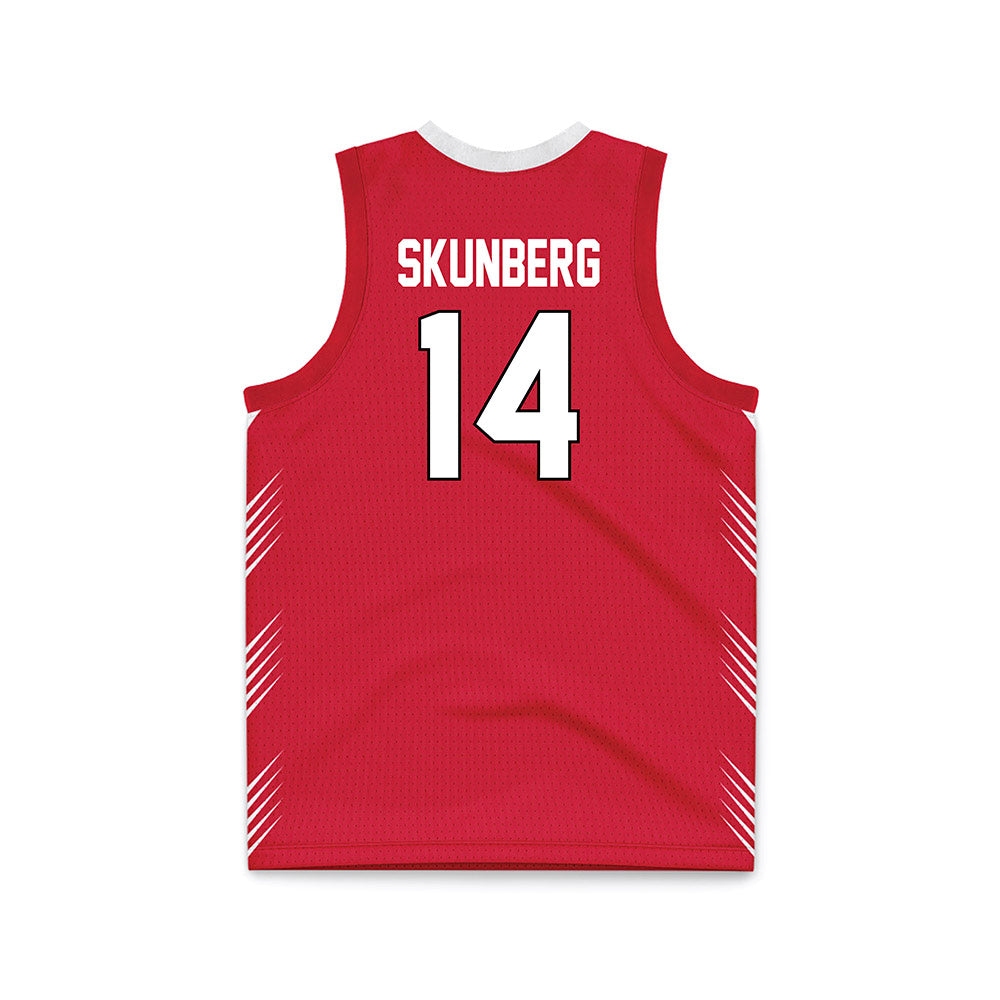 Illinois State - NCAA Men's Basketball : Boden Skunberg - Red Basketball Jersey