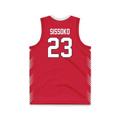 Illinois State - NCAA Men's Basketball : Harouna Sissoko - Red Basketball Jersey