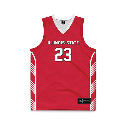 Illinois State - NCAA Men's Basketball : Harouna Sissoko - Red Basketball Jersey