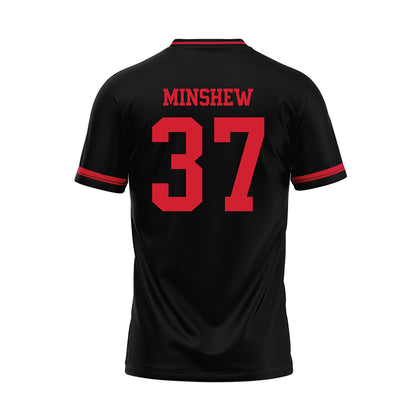 Illinois State - NCAA Baseball : Lawson Minshew - Black Baseball Jersey-1