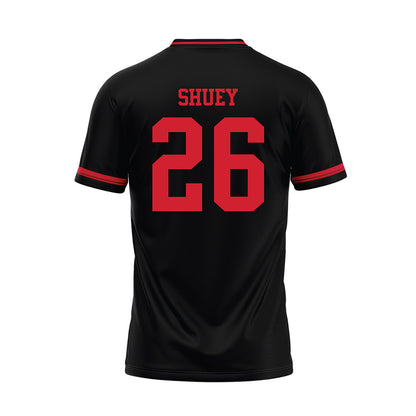 Illinois State - NCAA Baseball : John Shuey - Black Baseball Jersey-1