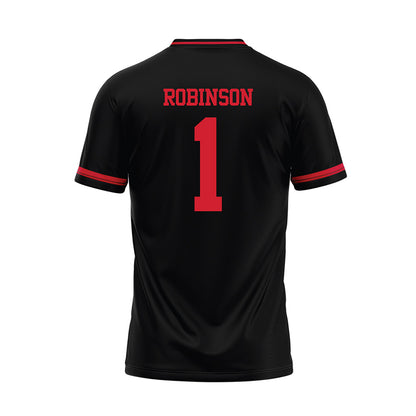 Illinois State - NCAA Baseball : Shai Robinson - Black Baseball Jersey-1