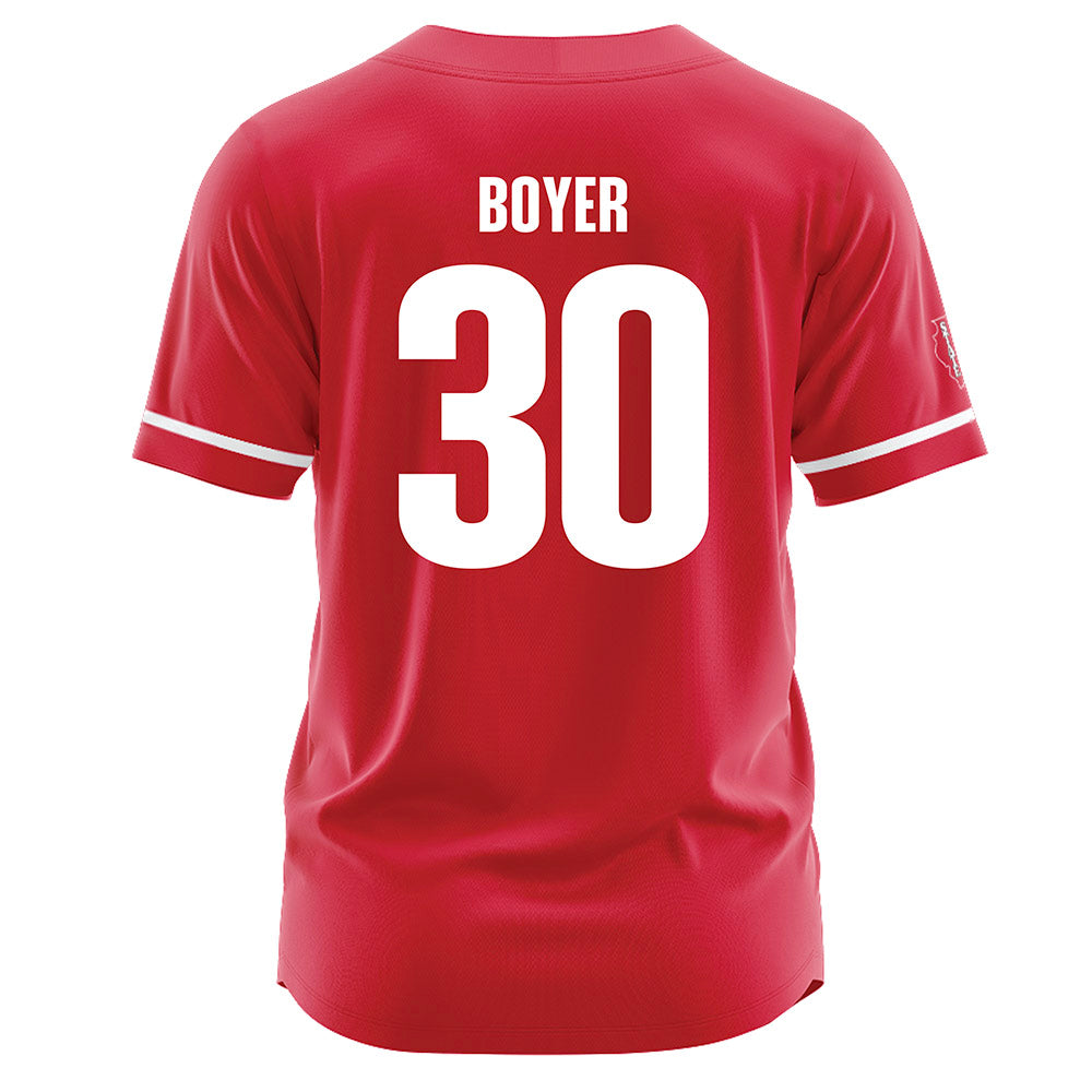 Illinois State - NCAA Softball : Ella Boyer - Red Jersey-1