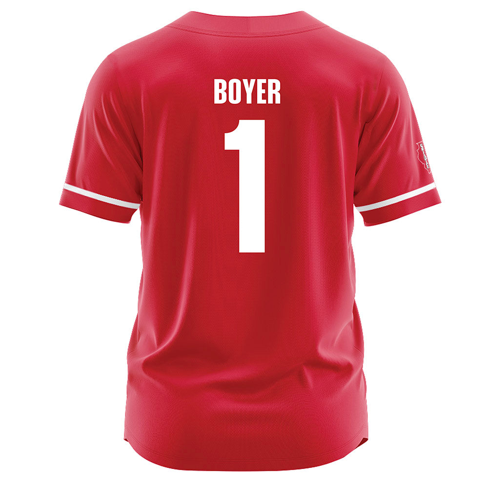 Illinois State - NCAA Softball : Ava Boyer - Red Jersey-1