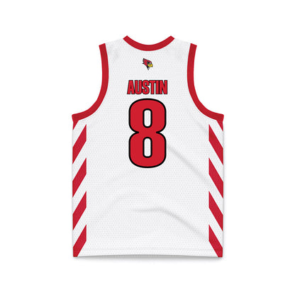 Illinois State - NCAA Women's Basketball : Madison Austin - White Basketball Jersey-1