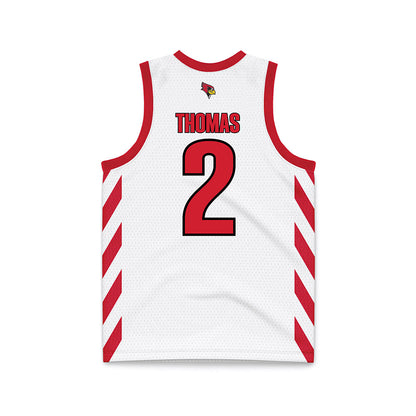 Illinois State - NCAA Women's Basketball : DeShawnti Thomas - White Basketball Jersey-1
