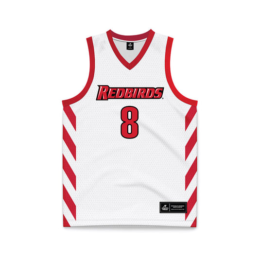 Illinois State - NCAA Women's Basketball : Madison Austin - White Basketball Jersey-0