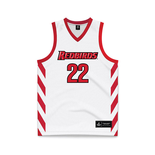 Illinois State - NCAA Women's Basketball : Doneelah Washington - White Basketball Jersey-0