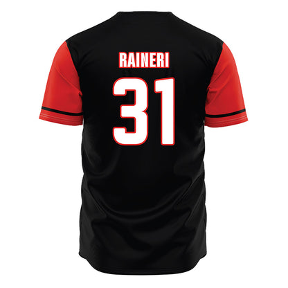Texas Tech - NCAA Baseball : Kaysen Raineri - Black Jersey-1