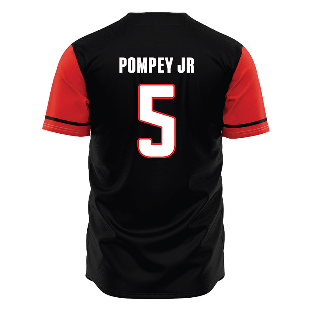 Texas Tech - NCAA Baseball : Timothy Pompey Jr - Black Jersey-1