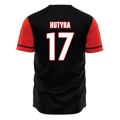 Texas Tech - NCAA Baseball : Parker Hutyra - Black Jersey-1