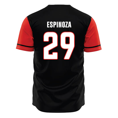 Texas Tech - NCAA Baseball : Jorden Espinoza - Black Jersey-1