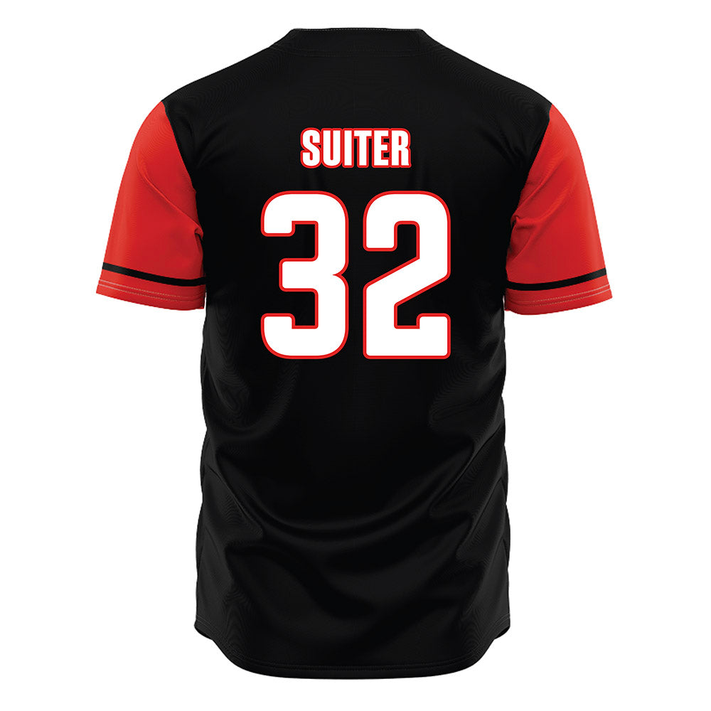 Texas Tech - NCAA Baseball : Bryce Suiter - Black Jersey-1