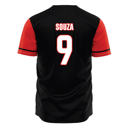 Texas Tech - NCAA Baseball : Jace Souza - Black Jersey-1