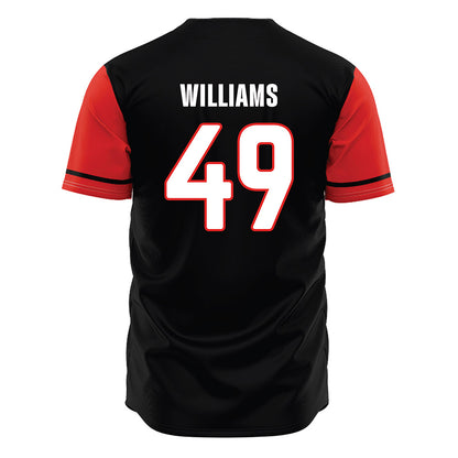 Texas Tech - NCAA Baseball : Carter Williams - Black Jersey-1