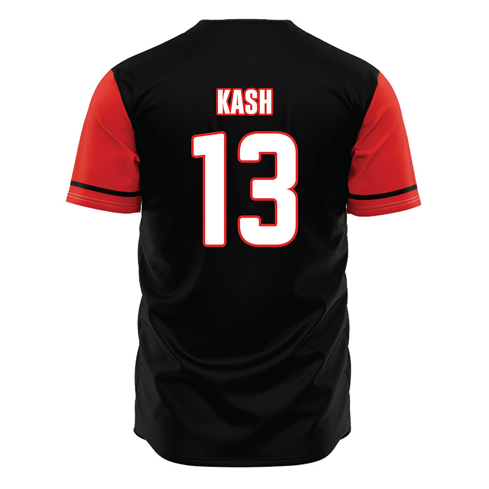 Texas Tech - NCAA Baseball : Gavin Kash - Black Jersey-1