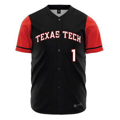 Texas Tech - NCAA Baseball : Coleman Ryan - Black Jersey-0