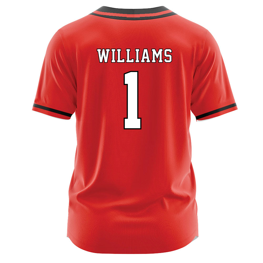 Texas Tech - NCAA Softball : Mia Williams - Jersey-1