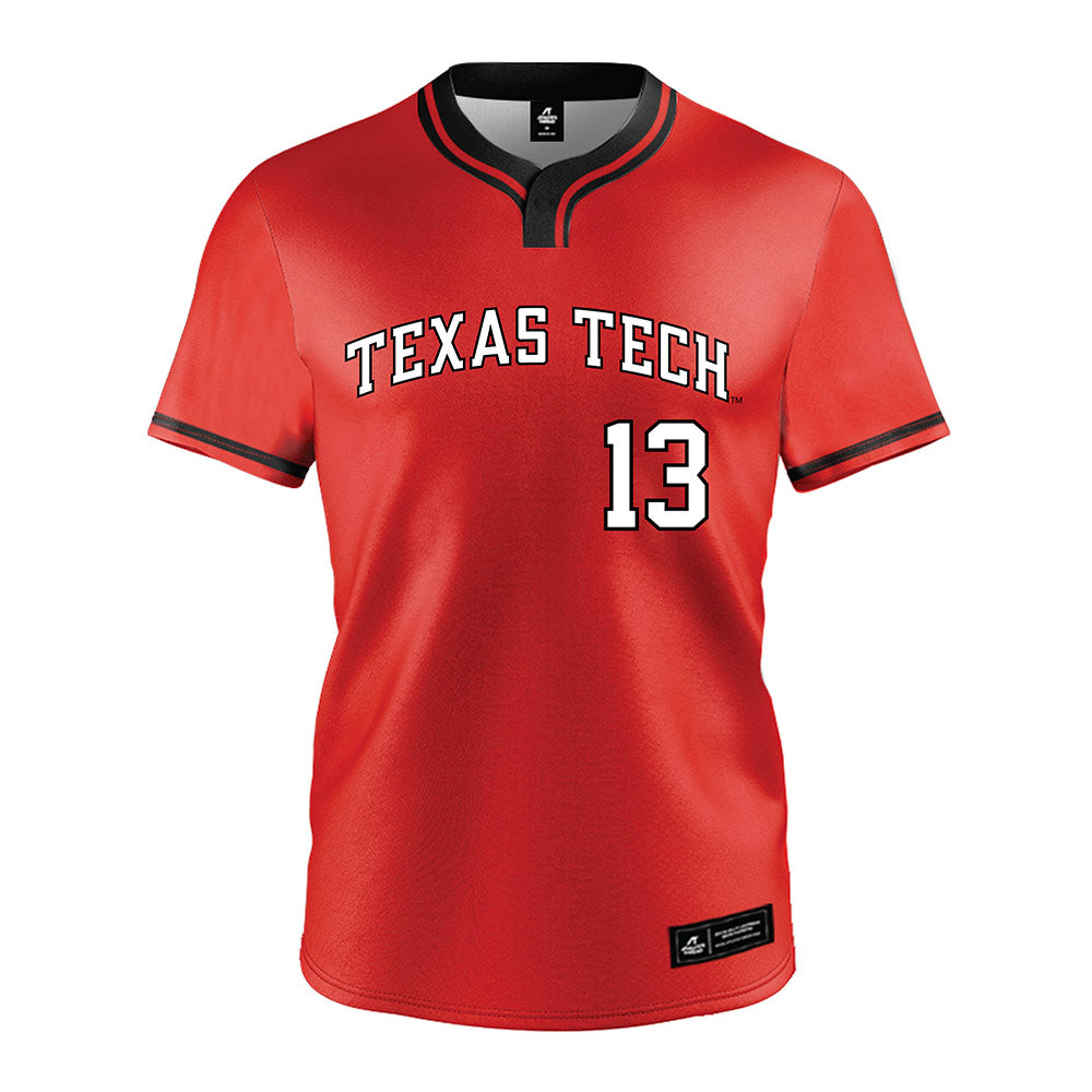 Texas Tech - NCAA Softball : Victoria Valdez - Jersey-0