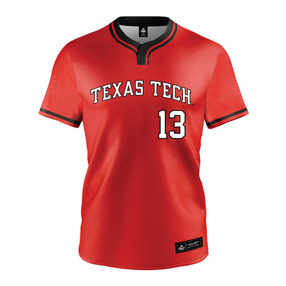 Texas Tech - NCAA Softball : Victoria Valdez - Jersey-0