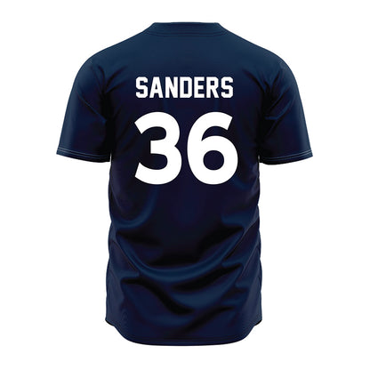Auburn - NCAA Baseball : Jackson Sanders - Navy Jersey-1