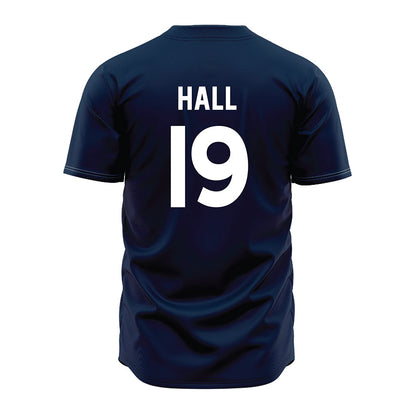 Auburn - NCAA Baseball : Christian Hall - Navy Jersey