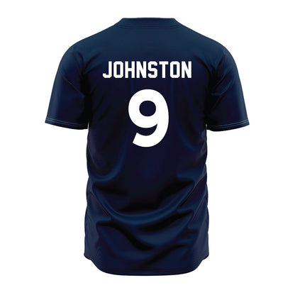 Auburn - NCAA Baseball : Jett Johnston - Navy Jersey-1