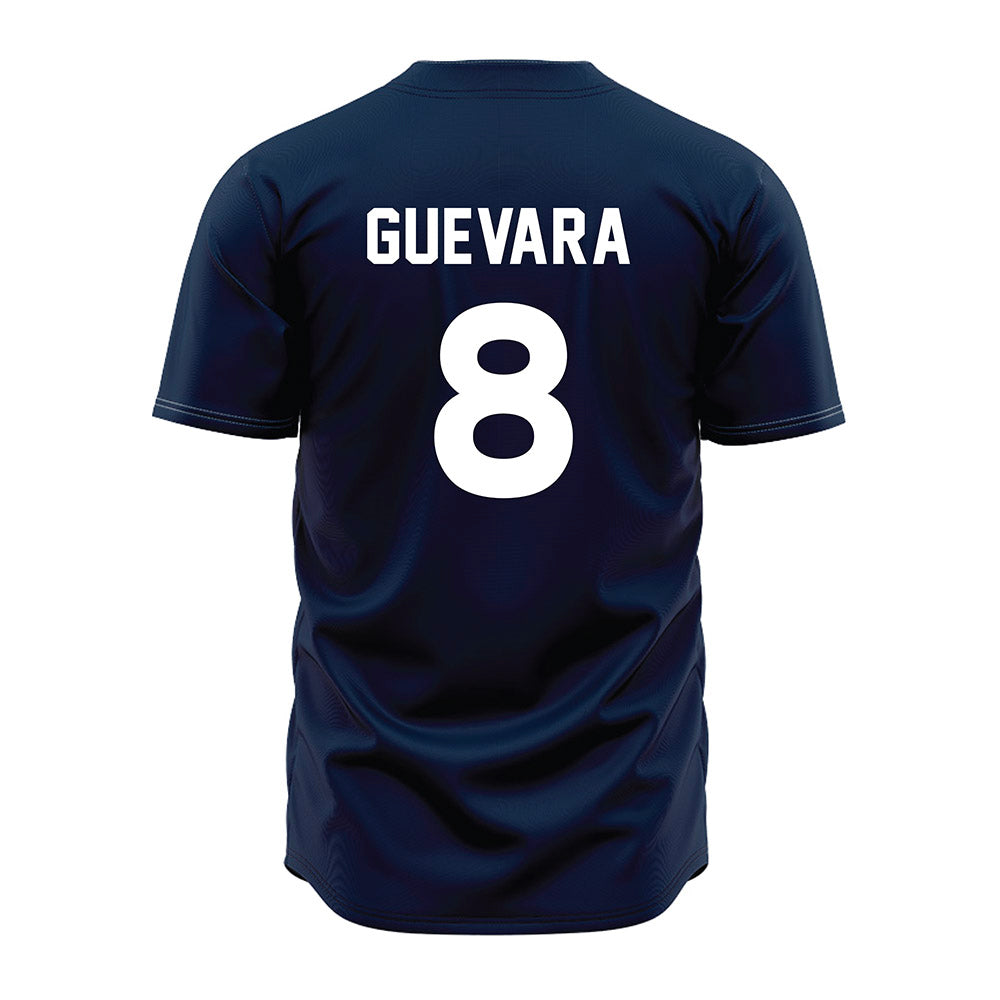 Auburn - NCAA Baseball : Eric Guevara - Navy Jersey-1