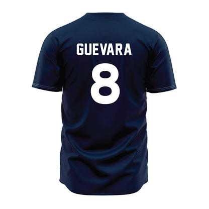 Auburn - NCAA Baseball : Eric Guevara - Navy Jersey-1