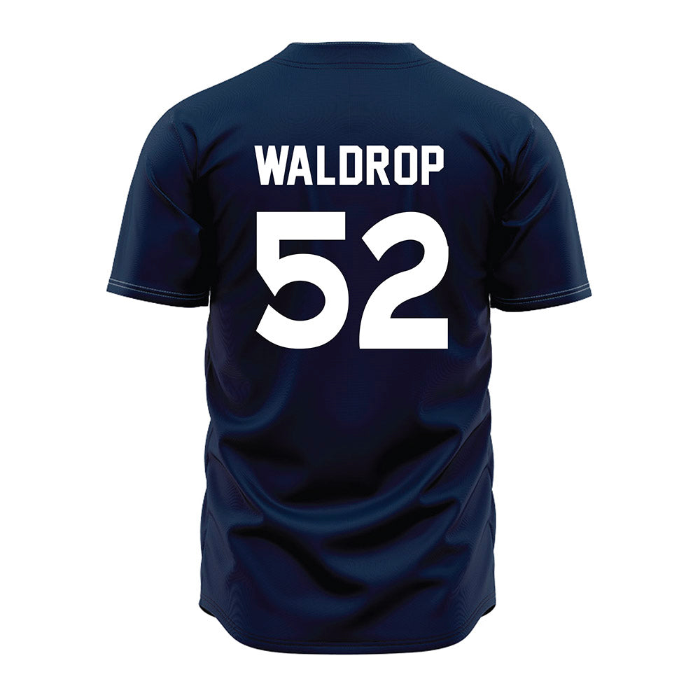 Auburn - NCAA Baseball : Tanner Waldrop - Navy Jersey-1