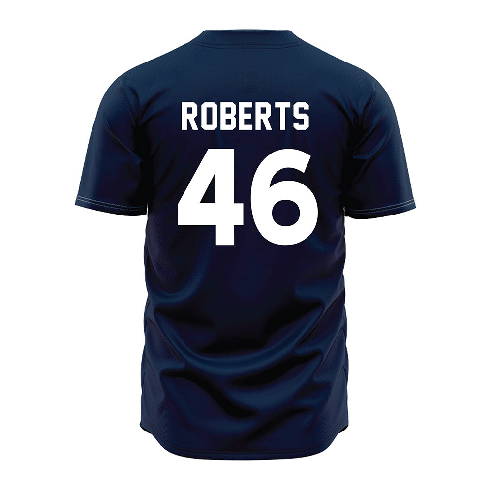 Auburn - NCAA Baseball : Saxon Roberts - Navy Jersey-1