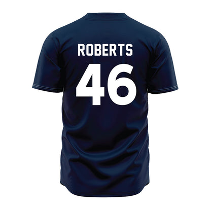 Auburn - NCAA Baseball : Saxon Roberts - Navy Jersey-1