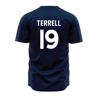 Auburn - NCAA Baseball : Bub Terrell - Navy Jersey-1