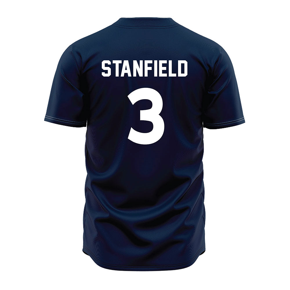 Auburn - NCAA Baseball : Chris Stanfield - Navy Jersey