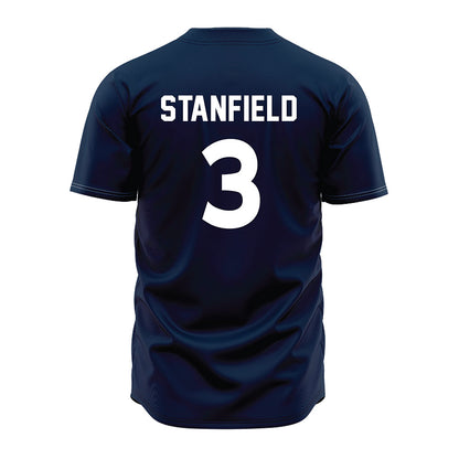 Auburn - NCAA Baseball : Chris Stanfield - Navy Jersey