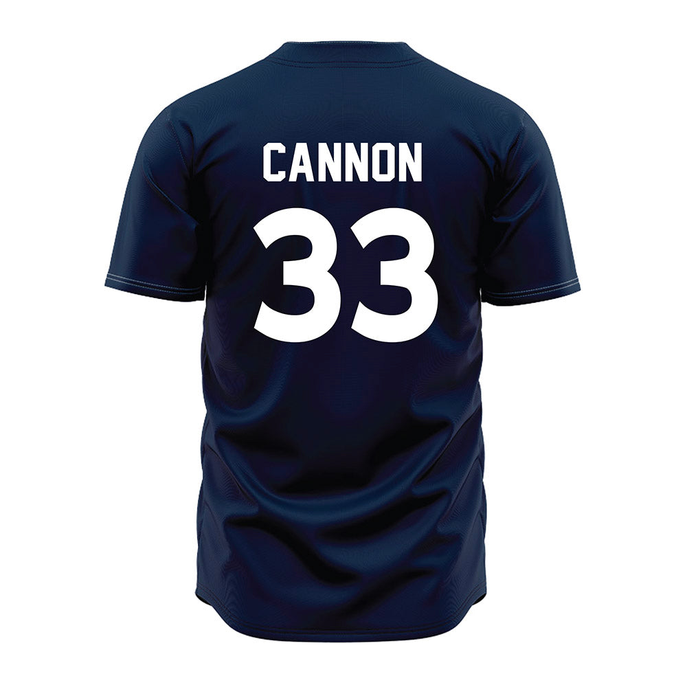 Auburn - NCAA Baseball : Will Cannon - Navy Jersey