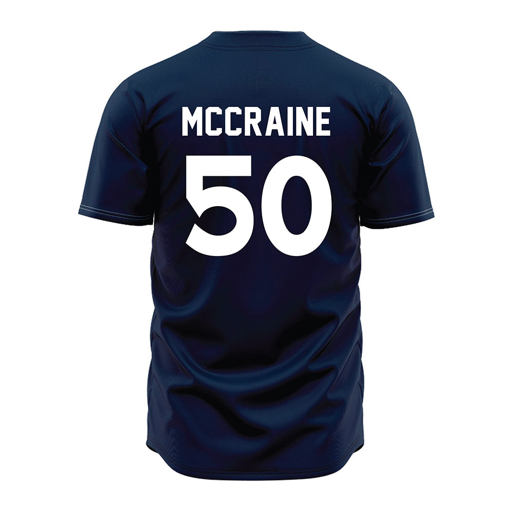 Auburn - NCAA Baseball : Brandon McCraine - Navy Jersey-1