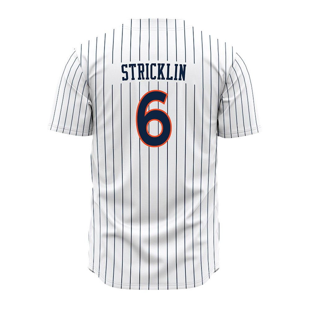 Auburn - NCAA Baseball : Cale Stricklin - Pinstripe Jersey