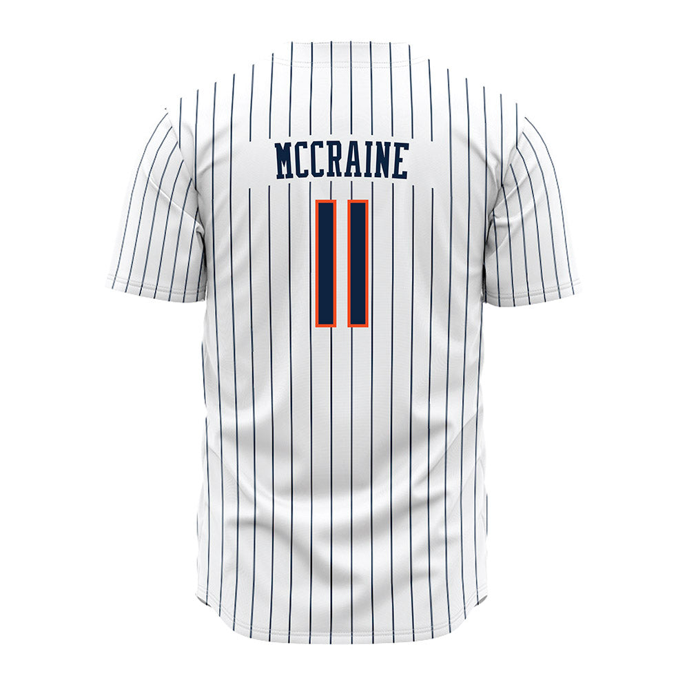 Auburn - NCAA Baseball : Brandon McCraine - Pinstripe Jersey-1