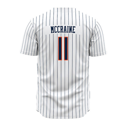 Auburn - NCAA Baseball : Brandon McCraine - Pinstripe Jersey-1