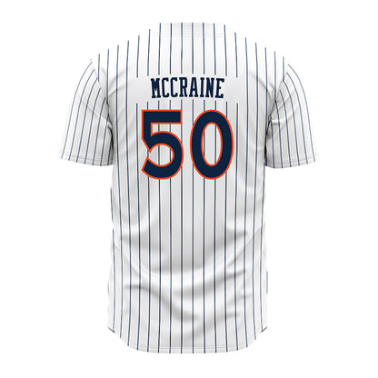 Auburn - NCAA Baseball : Brandon McCraine - Pinstripe Jersey-1