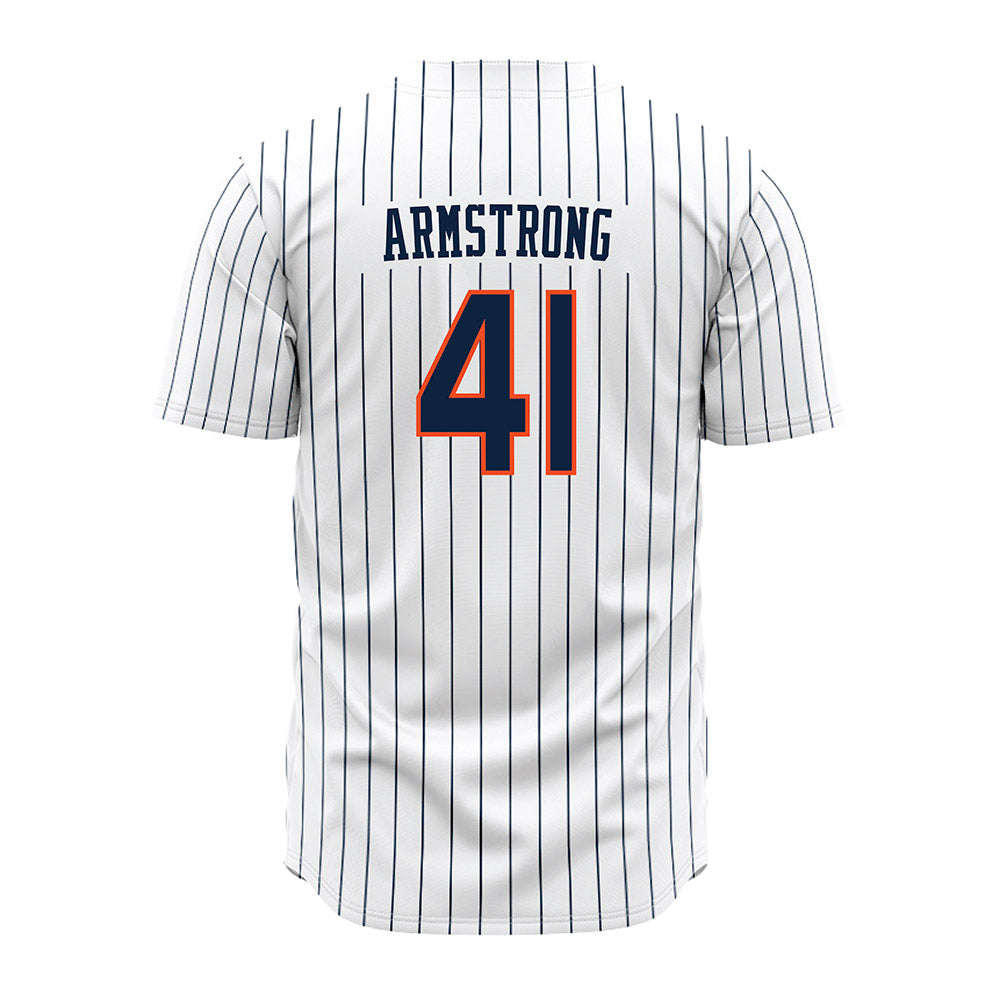 Auburn - NCAA Baseball : John Armstrong - Pinstripe Jersey