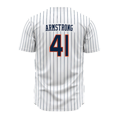 Auburn - NCAA Baseball : John Armstrong - Pinstripe Jersey