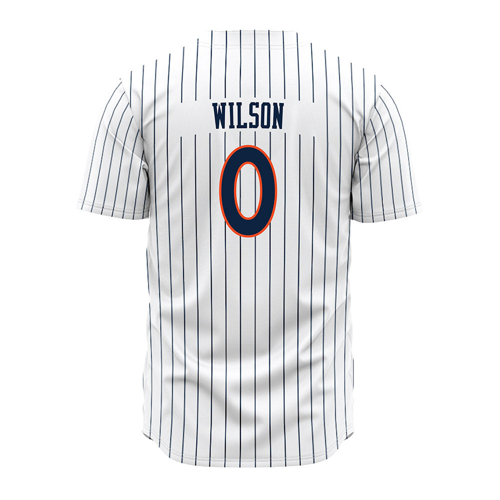 Auburn - NCAA Baseball : Brady Wilson - Pinstripe Jersey-1