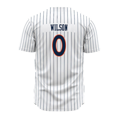 Auburn - NCAA Baseball : Brady Wilson - Pinstripe Jersey-1