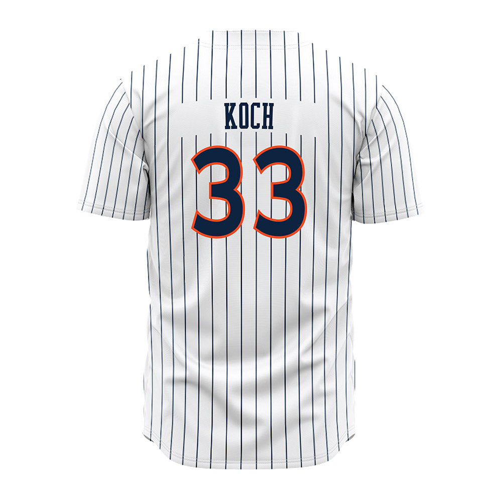 Auburn - NCAA Baseball : Mason Koch - Pinstripe Jersey-1